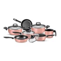 Jogo de Panelas 7 Peças Alumínio Frigideiras, Caçarolas, Fervedor Madri Supra MTA - 5679 Jogo de Panelas 7 Peças Alumínio Frigideiras, Caçarolas, Fervedor Madri Supra MTA - 5679