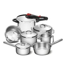 Jogo de Panelas 7Peças Inox Fundo Triplo Tramontina Solar Jogo de Panelas 7Peças Inox Fundo Triplo Tramontina Solar