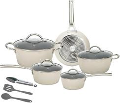 Jogo de panelas 8 peças com acessórios