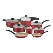 Jogo De Panelas 8 Peças Tramontina Com Panela De Pressão Vancouver 4,5 Litros