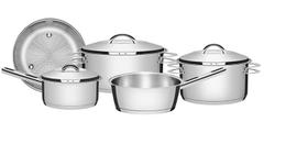 Jogo De Panelas Aço Inox 5 Peças Solar Tramontina Jogo De Panelas Aço Inox 5 Peças Solar Tramontina