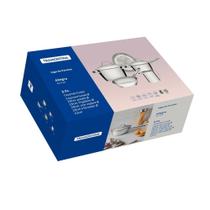 Jogo de Panelas Allegra Aço Inox 5 Peças Tramontina