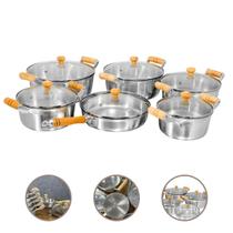 Jogo De Panelas Alumínio Fundido Polido E Frigideira 20 Cm Jogo De Panelas Alumínio Fundido Polido E Frigideira 20 Cm