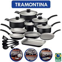 Jogo De Panelas Antiaderente 15Pçs Tramontina Turim Ability
