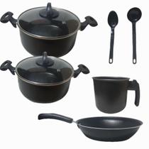 Jogo de Panelas Antiaderente 6 Peças - Marcolar