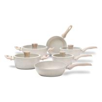 Jogo De Panelas Antiaderente 6pç Sirius Vanilla Brinox Jogo De Panelas Antiaderente 6pç Sirius Vanilla Brinox