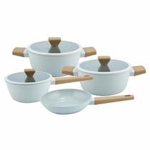 Jogo de Panelas Antiaderente Cerâmica Cooktop Fogão Indução 4pcs Fracalanza Conjunto Norma