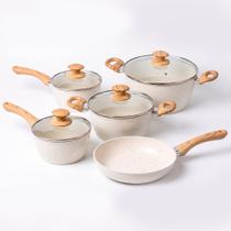 Jogo de Panelas Antiaderente Cerâmica de Indução 3,7mm 5 Peças Travertino Vanilla - Classhome Jogo de Panelas Antiaderente Cerâmica de Indução 3,7mm 5 Peças Travertino Vanilla - Classhome