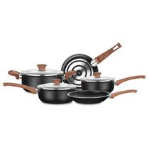Jogo de Panelas Antiaderente Cerâmica Kit 5 Peças Alumínio Black Jogo de Panelas Antiaderente Cerâmica Kit 5 Peças Alumínio Black