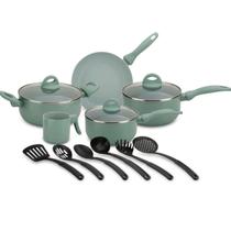 Jogo De Panelas Antiaderente Marmorizada 14 Peças Lindas