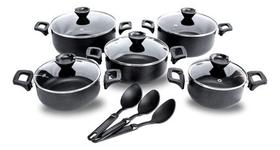 Jogo De Panelas Antiaderente Não Precisa De Oleo Teflon