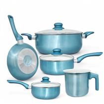 Jogo De Panelas Antiaderente Revestimento Cerâmico Genebra