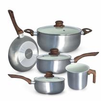 Jogo De Panelas Antiaderente Revestimento Cerâmico New York Jogo De Panelas Antiaderente Revestimento Cerâmico New York