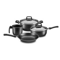 Jogo de Panelas Antiaderente Safira Cristal 4 Peças Grafite MTA - 5663