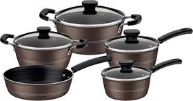 Jogo de Panelas Antiaderente Sicília 5 Peças Tramontina - 20499/615 Jogo de Panelas Antiaderente Sicília 5 Peças Tramontina - 20499/615