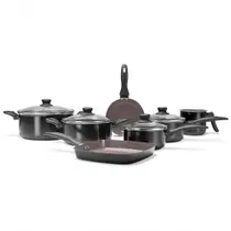 Jogo De Panelas Antiaderentes 7 Peças Ceramic Life Easy