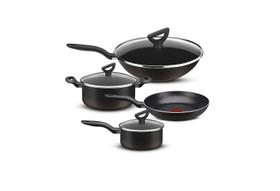 Jogo de Panelas Antiaderentes Rochedo Inova Preto com 4Peças