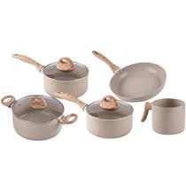 Jogo de panelas brinox antiaderente 5 peças ceramic life smart plus c/ indução Jogo de panelas brinox antiaderente 5 peças ceramic life smart plus c/ indução