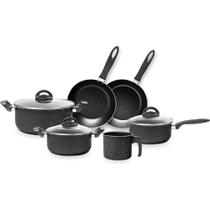 Jogo de panelas brinox antiaderente 6 peças ceramic life suprema preta Jogo de panelas brinox antiaderente 6 peças ceramic life suprema preta