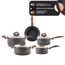 Jogo De Panelas Brinox Antiaderente Ceramic Indução 5 Peças