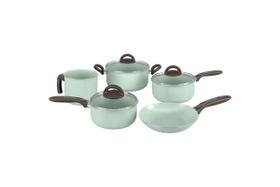 Jogo de Panelas Brinox Antiaderente Ceramic Life 5 Peças Suprema Verde Jogo de Panelas Brinox Antiaderente Ceramic Life 5 Peças Suprema Verde