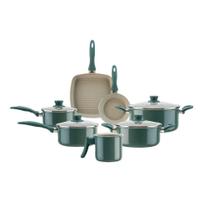 Jogo De Panelas Brinox Antiaderente Ceramic Life 7 Peças