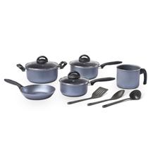 Jogo de Panelas Brinox Antiaderente Ceramic Life 8 peças Suprema Jeans Jogo de Panelas Brinox Antiaderente Ceramic Life 8 peças Suprema Jeans