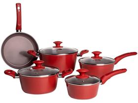 Jogo de Panelas Brinox Ceramic Life Optima 5 Peças Antiaderente Pro Ceramic Com Indução Jogo de Panelas Brinox Ceramic Life Optima 5 Peças Antiaderente Pro Ceramic Com Indução