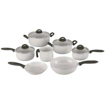 Jogo de Panelas Brinox Suprema REV. Ceramico 7PCS - 7244/101 Vanilla Jogo de Panelas Brinox Suprema REV. Ceramico 7PCS - 7244/101 Vanilla