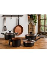 Jogo de Panelas Brinox Topázio Antiaderente Pro-Flon 5 Peças Jogo de Panelas Brinox Topázio Antiaderente Pro-Flon 5 Peças