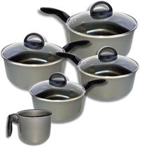 Jogo De Panelas C/ Fervedor Marcolar 5 Peças Teflon Gal