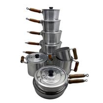 Jogo de Panelas Canecão e Frigideira Alumínio 10 Peças