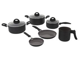 Jogo De Panelas Ceramic Life Brinox Smart Plus 6 Peças Preto