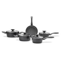 Jogo de Panelas Ceramic Life Indução Brinox Orion 5 Peças