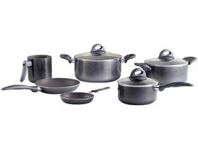 Jogo de Panelas Ceramic Life Smart Plus Cinza 6 Peças - Brinox 4791/114