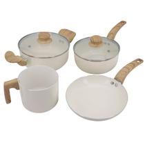 Jogo De Panelas Cerâmica 4 Peças Vanilla Jogo De Panelas Cerâmica 4 Peças Vanilla