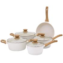 Jogo de Panelas Cerâmica Antiaderente Indução e Convencional Jogo de Panelas Cerâmica Antiaderente Indução e Convencional