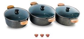 Jogo De Panelas Cerâmica Grandes Aluminio Fundido Batido Jogo De Panelas Cerâmica Grandes Aluminio Fundido Batido