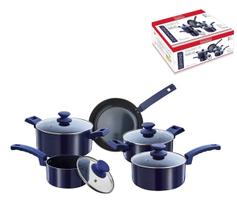 Jogo de Panelas Cerâmica Indução 5 peças Diamond Hauskraft.
