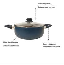 Jogo de Panelas Cerâmica Premium 8 Peças Vanilla Ibiza