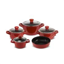 Jogo De Panelas Cerâmica Vermelha Duo Smart 5 Pçs Ceraflame Jogo De Panelas Cerâmica Vermelha Duo Smart 5 Pçs Ceraflame