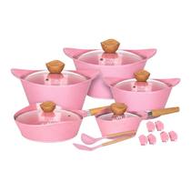 Jogo de Panelas Cerâmicas Indução Spanish Cava 7pçs