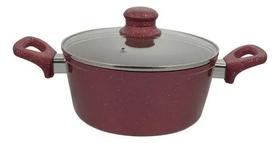 Jogo De Panelas Com 21 Peças Antiaderente Alumínio Ótima Cor Vermelho