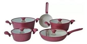 Jogo De Panelas Com 21 Peças Antiaderente Alumínio Jogo De Panelas Com 21 Peças Antiaderente Alumínio