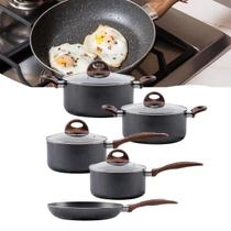 Jogo De Panelas Com 5 Peças Cerâmic Liffe brinox Grafit