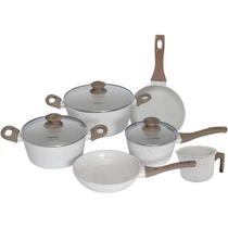 Jogo de Panelas Com 6 Peças Mimo Style Cook Mármol - 10215 P Jogo de Panelas Com 6 Peças Mimo Style Cook Mármol - 10215 P