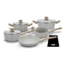 Jogo de Panelas Com 6 Peças Neuhaus Marble Life Cerâmico Ant Jogo de Panelas Com 6 Peças Neuhaus Marble Life Cerâmico Ant