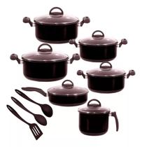 Jogo De Panelas De Cerâmica 9 Peças Royale Indução Cooktop Jogo De Panelas De Cerâmica 9 Peças Royale Indução Cooktop