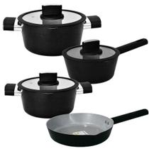 Jogo de Panelas de Cerâmica Premium Chicago Black