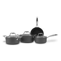 Jogo De Panelas De Indução Brinox Diamond Antiaderente 4 Peças Cinza Jogo De Panelas De Indução Brinox Diamond Antiaderente 4 Peças Cinza